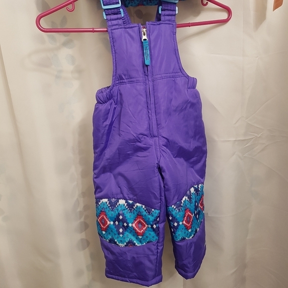 Pacific Trail girls 12 months 2 piece purple & teal snow suit NWT - Picture 7 of 7